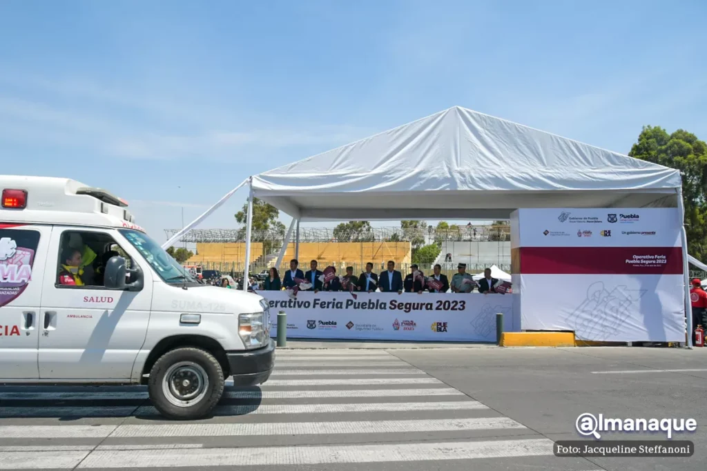 Operativo Feria Puebla Segura 2023 Gobernador de Puebla Sergio Salomon Alcalde de Puebla Eduardo Rivera 16