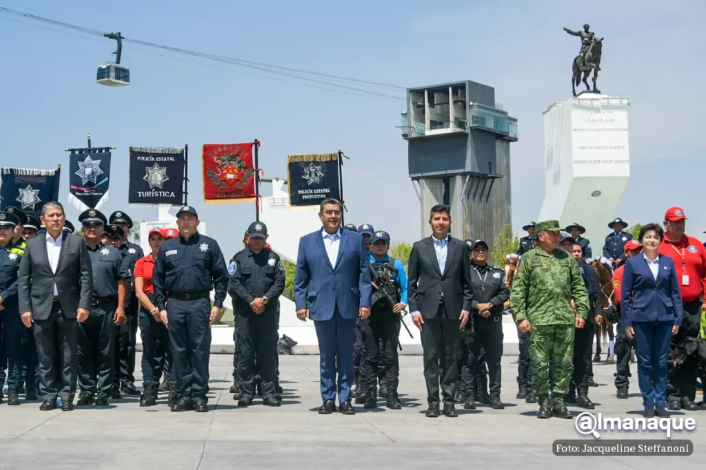 Operativo Feria Puebla Segura 2023 Gobernador de Puebla Sergio Salomon Alcalde de Puebla Eduardo Rivera 24