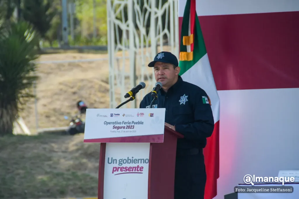 Operativo Feria Puebla Segura 2023 Gobernador de Puebla Sergio Salomon Alcalde de Puebla Eduardo Rivera 3