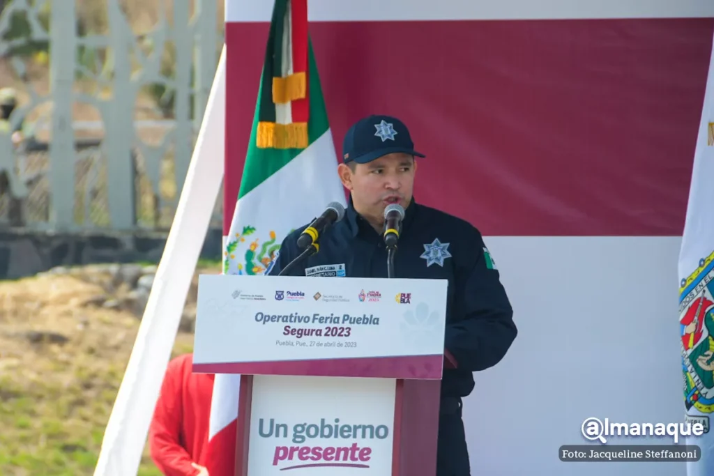 Operativo Feria Puebla Segura 2023 Gobernador de Puebla Sergio Salomon Alcalde de Puebla Eduardo Rivera 5