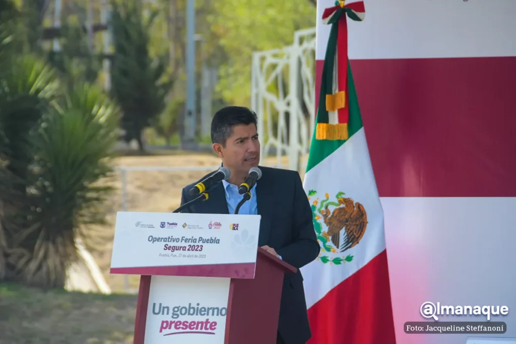 Operativo Feria Puebla Segura 2023 Gobernador de Puebla Sergio Salomon Alcalde de Puebla Eduardo Rivera 8