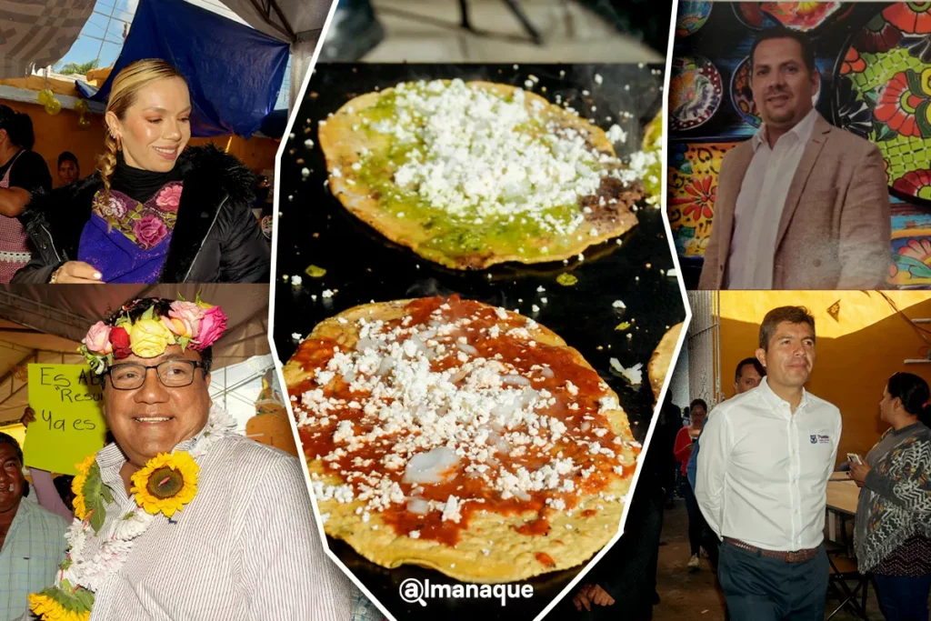 Politicos se pasean en la Feria de la Gordita
