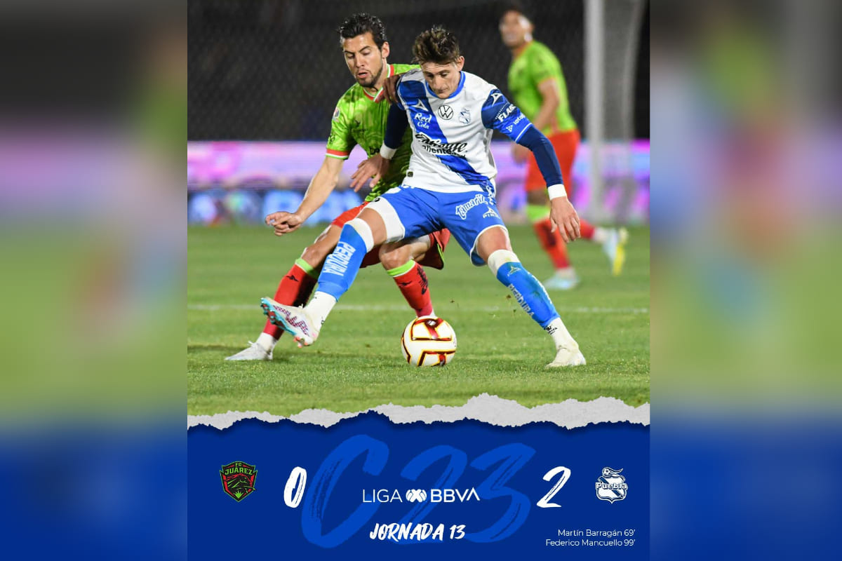Puebla gana 0-2 a Juárez en la frontera y aspira al repechaje 3 Puebla vs Juárez