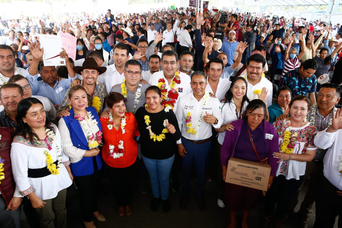 En Puebla, gobierno estatal trabaja en equipo y sin colores partidistas, recalca Sergio Salomón 1 Sergio Salomon Zacapoaxtla 1