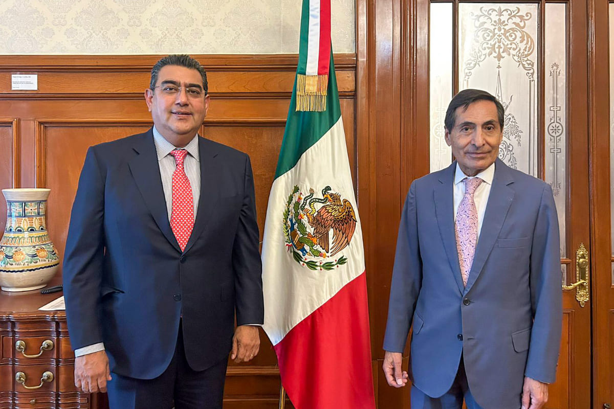 Sostiene Sergio Salomón reuniones con titulares de SHCP y BANOBRAS 1 Sergio Salomon reunion 1