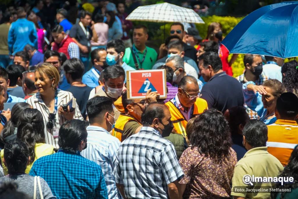 Simulacro sismo 19 de abril Puebla 6