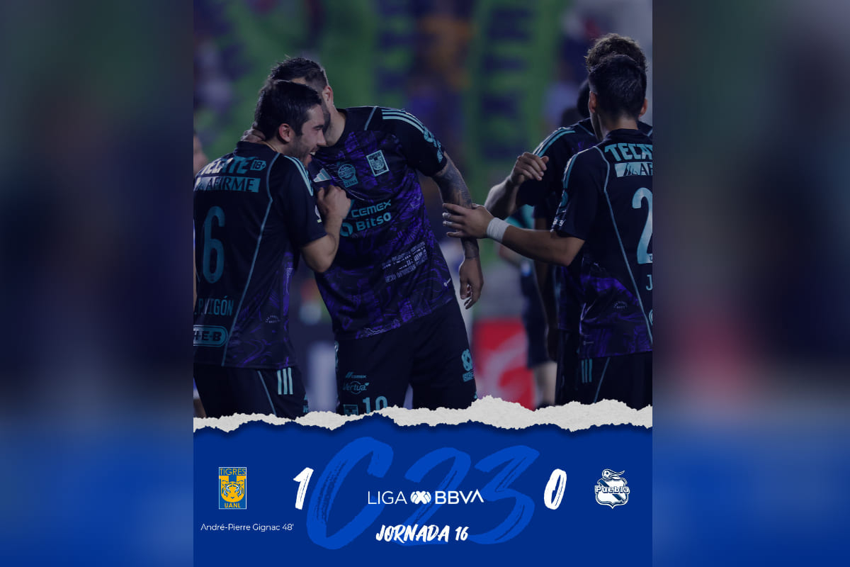 Estalló el Volcán: Tigres derrota al Puebla 1-0 y asegura repechaje 3 Tigres derrota al Puebla