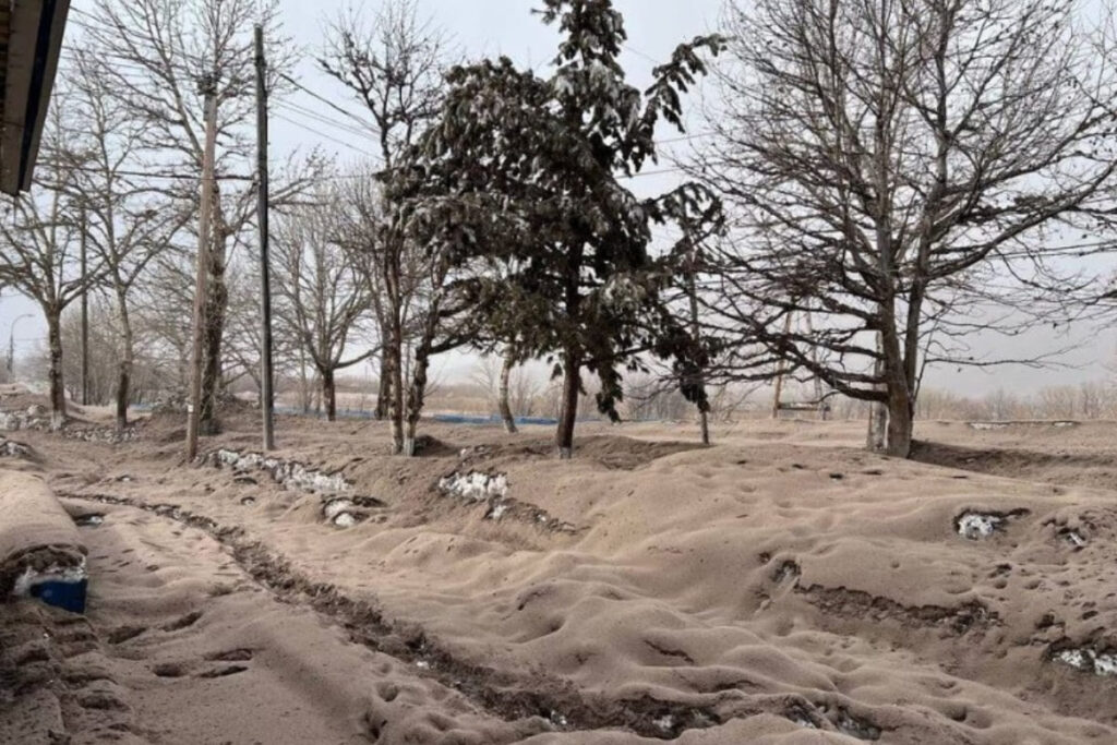 Capas de ceniza en Rusia 