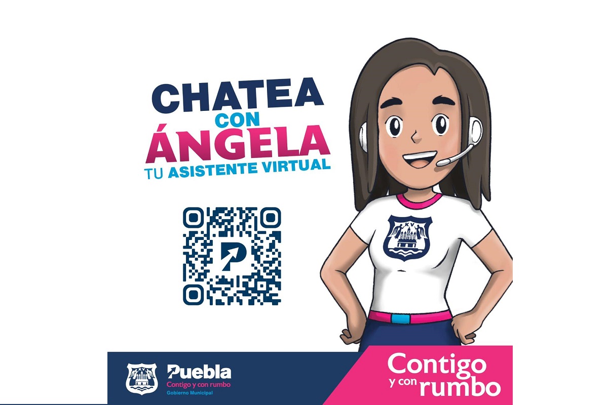 Ayuntamiento de Puebla presenta a “Ángela”, primera asistente virtual de la capital 1 chatea con angela