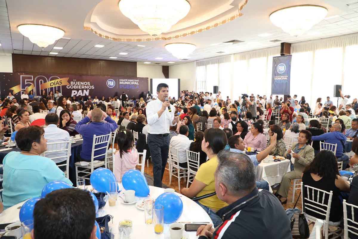 Celebra Eduardo Rivera 500 días de gobierno ante cientos de militantes del PAN 4 eduardi rivera 500 dias 1