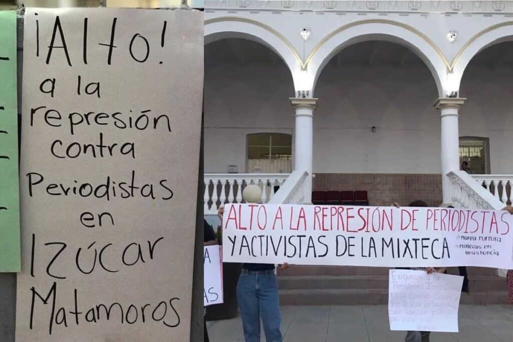 Secretario de Gobernación se reúne con periodistas violentadas de Izúcar y la presidenta municipal 5 feministas de la mixteca se manifiestan contra irene olea 1