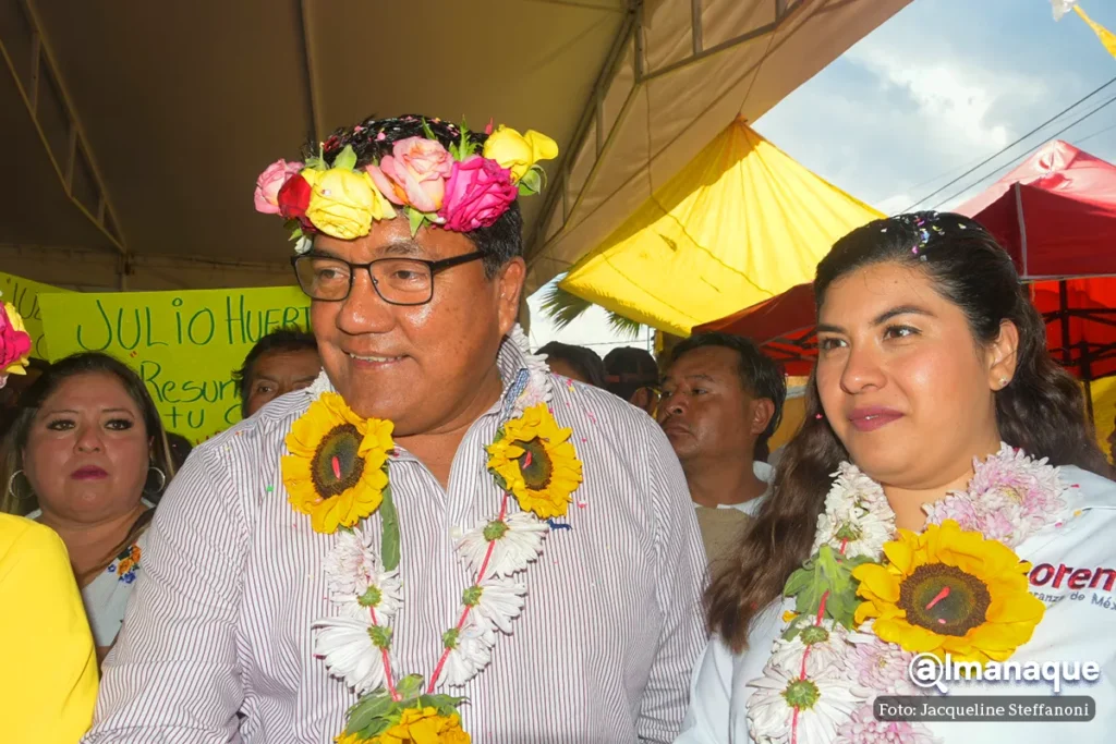 Políticos se pasean en la Feria de la Gordita: regalan cubetas, calendarios y pegan lonas para promocionarse 16 feria de la gordita puebla 2023 35