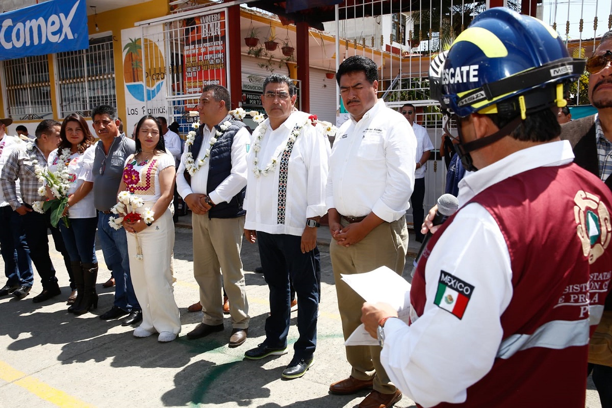 Fortalece Puebla cultura de prevención ante sismos; Sergio Salomón encabeza Primer Simulacro Nacional 1 fortalece Puebla cultura de prevencion ante sismos