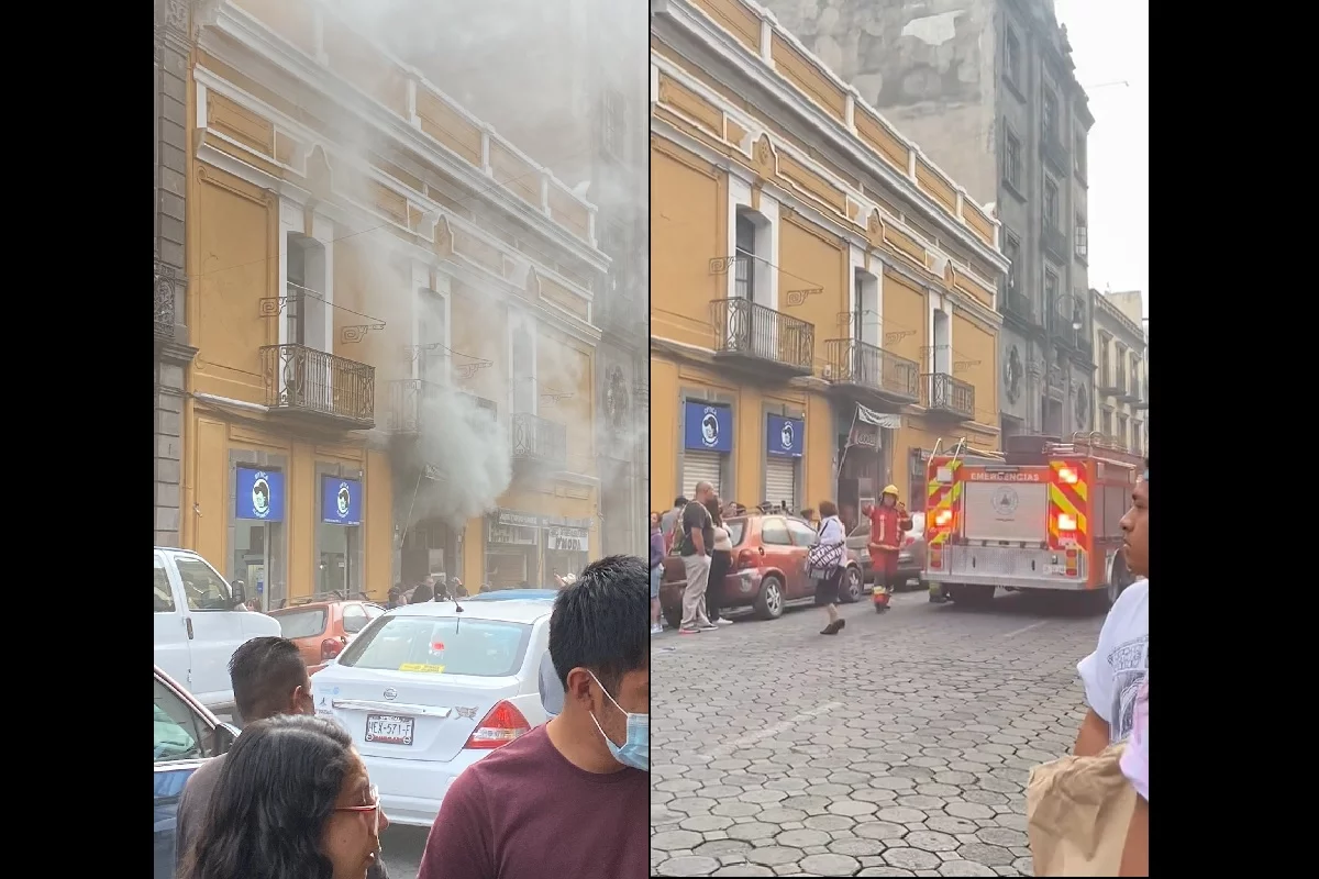 VIDEO: Incendio en la taquería Las Ranas moviliza a bomberos y clientes 3 incendio en Las Ranas
