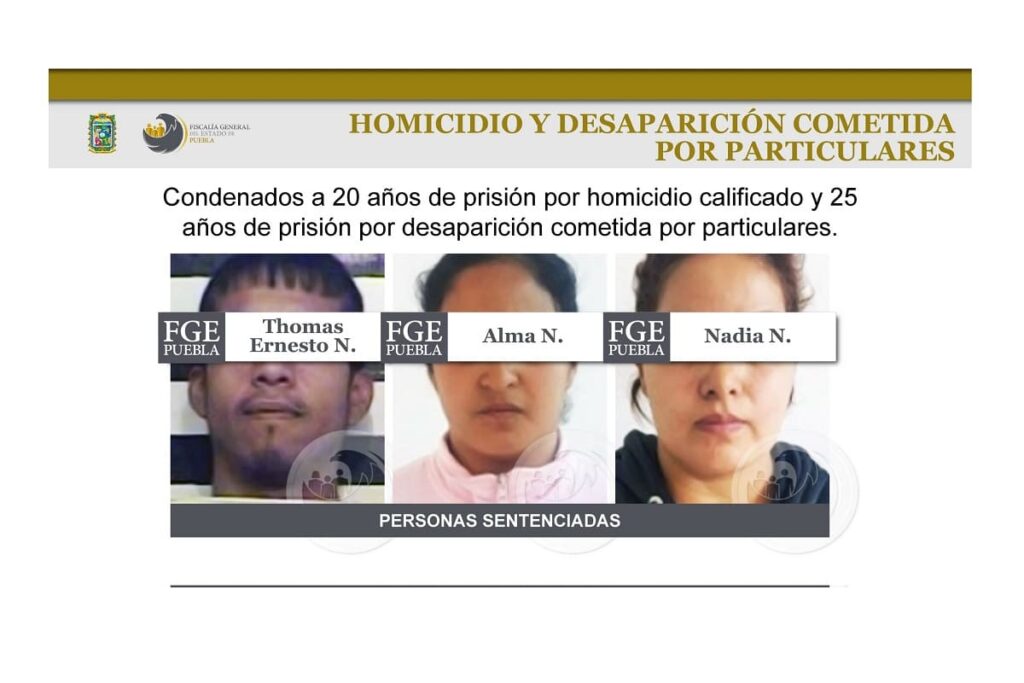 les dan 45 anos por homicidio y robo en Puebla 1