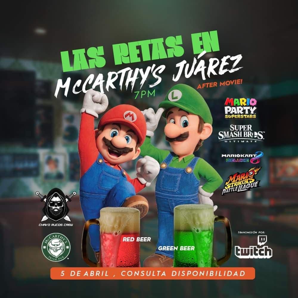 McCarthy´s tendrá retas de videojuegos de Mario Bros: aquí te dejamos los detalles 5 mccarthys mario bros