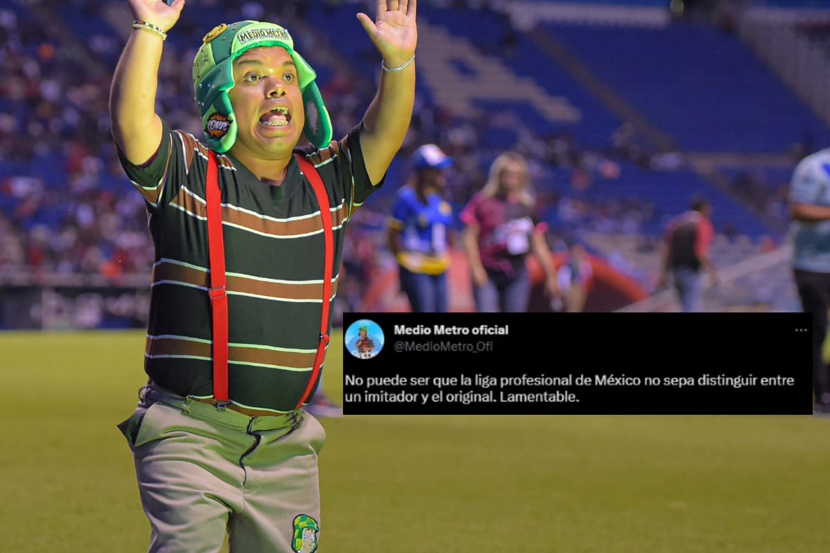Medio Metro se enojó con la Liga MX por llevar a su “imitador” al medio tiempo en el Cuauhtémoc 3 Medio metro original reclama a la Liga MX