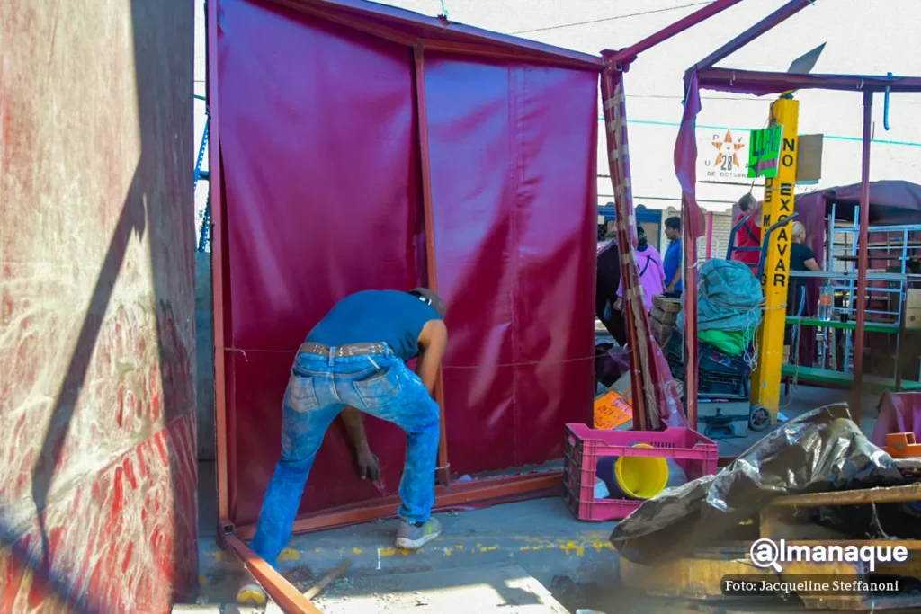 FOTOS: Retiran casetas del Mercado Amalucan tras dos años de ser instaladas 27 mercado de Amalucan comerciantes 10