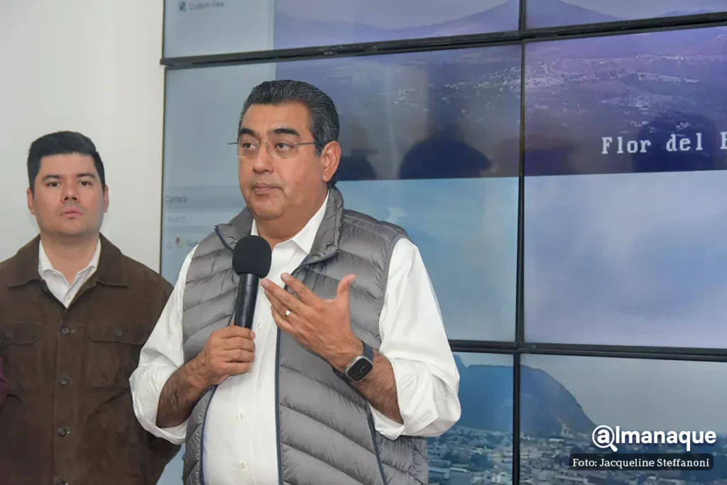 modernizacion del centro de centro estatal de manejo de fuego gobernador de Puebla Sergio Salomon 14