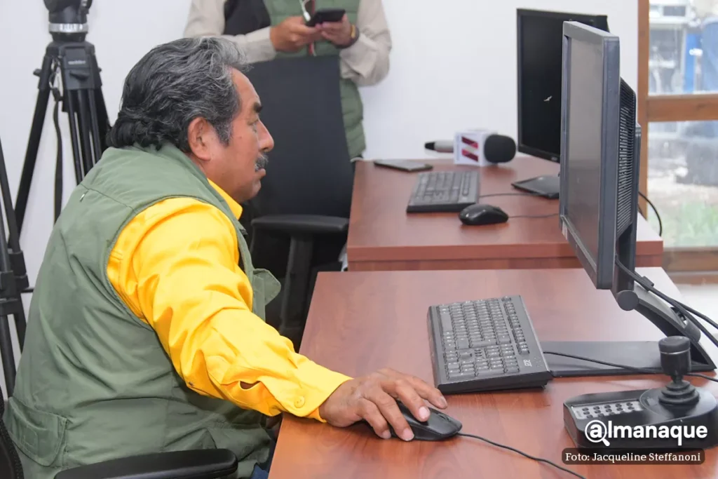 modernizacion del centro de centro estatal de manejo de fuego gobernador de Puebla Sergio Salomon 22