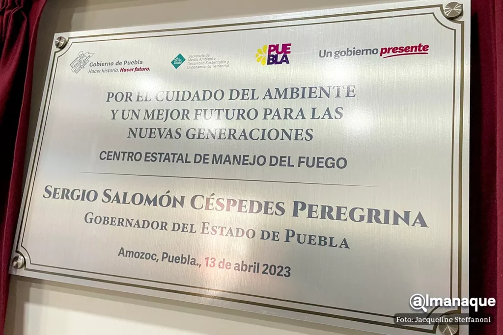 modernizacion del centro de centro estatal de manejo de fuego gobernador de Puebla Sergio Salomon 24