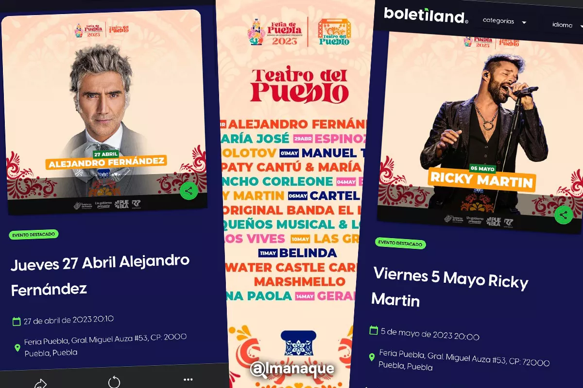 Hasta 29 mil pesos costarán las zonas VIP en los conciertos de la Feria de Puebla 2023 8 portada precios boletos VIP feria de puebla 2023