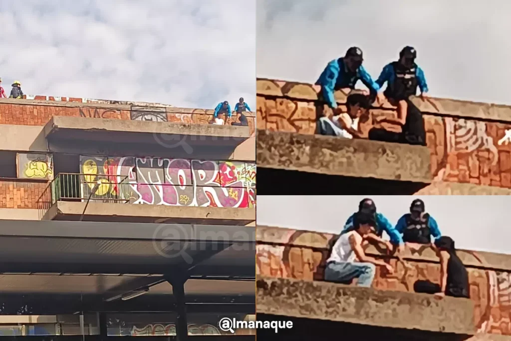Joven amenaza con lanzarse de edificio en Paseo Bravo