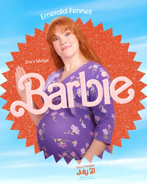 FOTOS: 'Barbie' estrena pósters de sus personajes y son increíbles 35 posters barbie 6