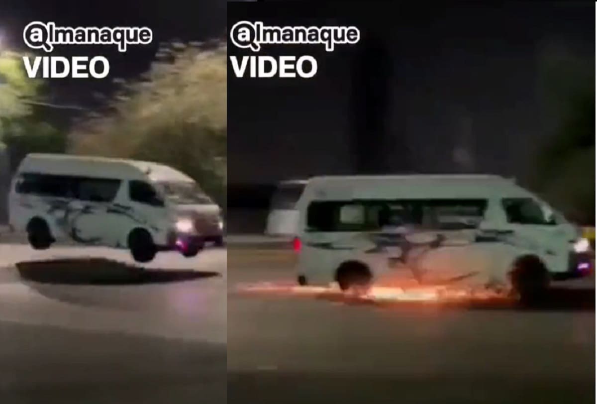 VIDEO: Así vuelan los autos en los nuevos reductores colocados por Vive la Ciénega 3 reducrtores de velocidad Puebla