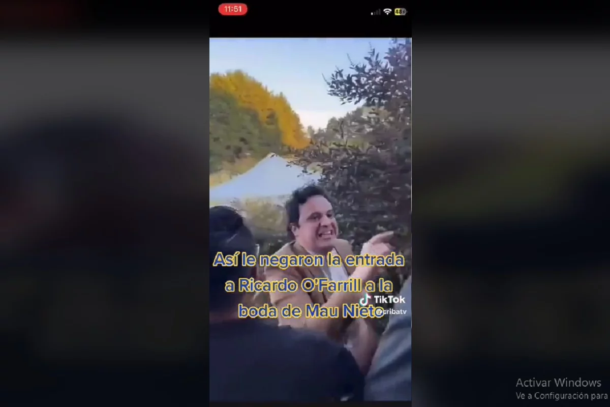 Aquí empezó todo: el VIDEO de cuando corrieron a Ricardo O'Farril de la boda de Mau Nieto 3 ricardo 0farril