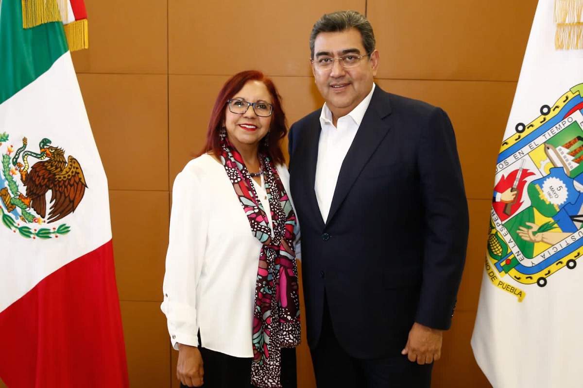 Sostiene Sergio Salomón reunión con Leticia Ramírez, titular de la SEP 1 sergio salomon y leticia ramirez