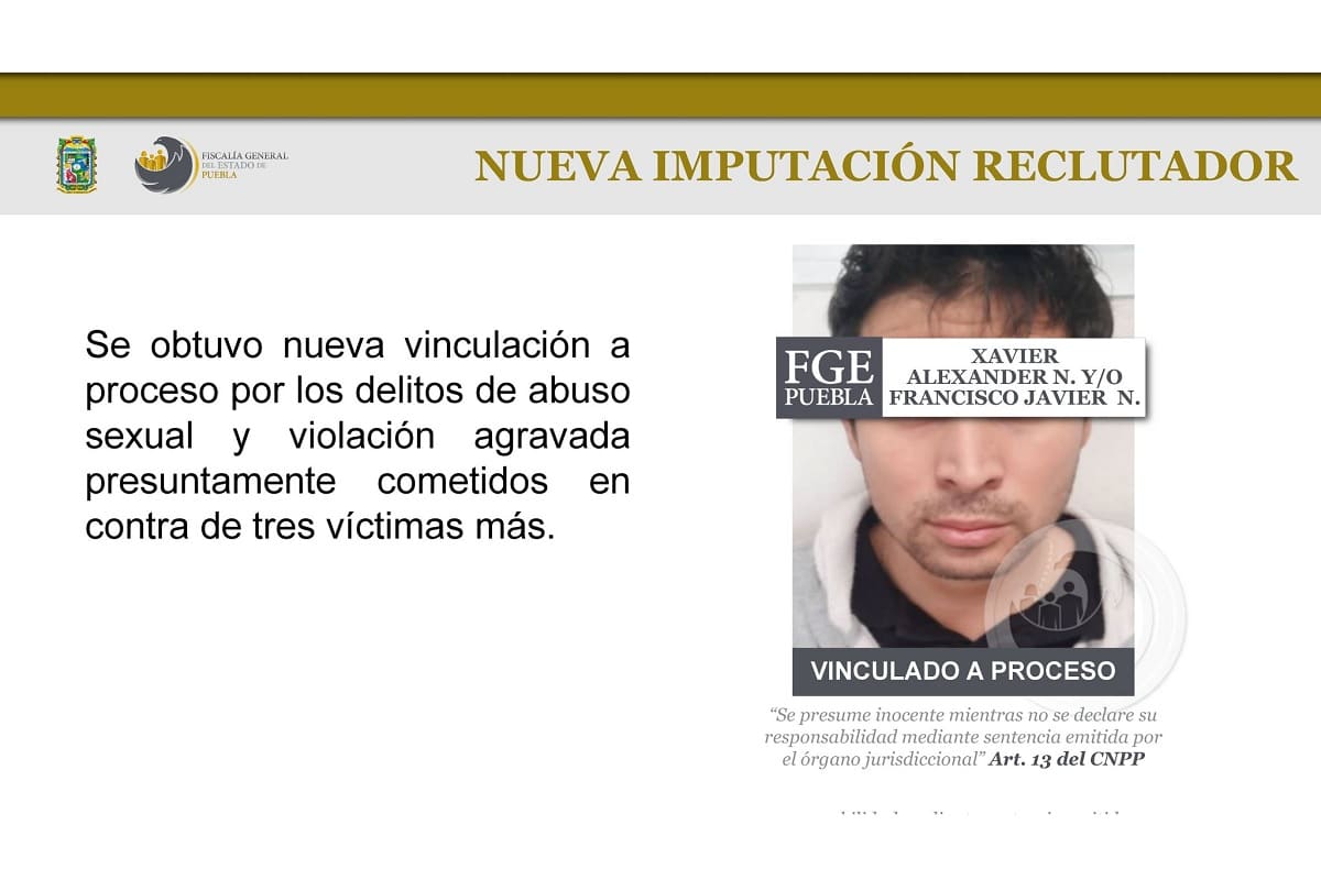 Van siete víctimas del reclutador deportivo de Puebla: enfrenta cargos por abuso sexual y violación agravada 4 reclutador deportivo enfrenta cargos por abuso sexual y violación agravada contra siete adolescentes en puebla
