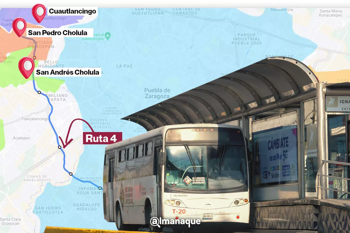 Este será el recorrido de la línea 4 de RUTA que abarcará seis municipios 5 Este sera el recorrido de la linea 4 de RUTA que abarcara seis municipios