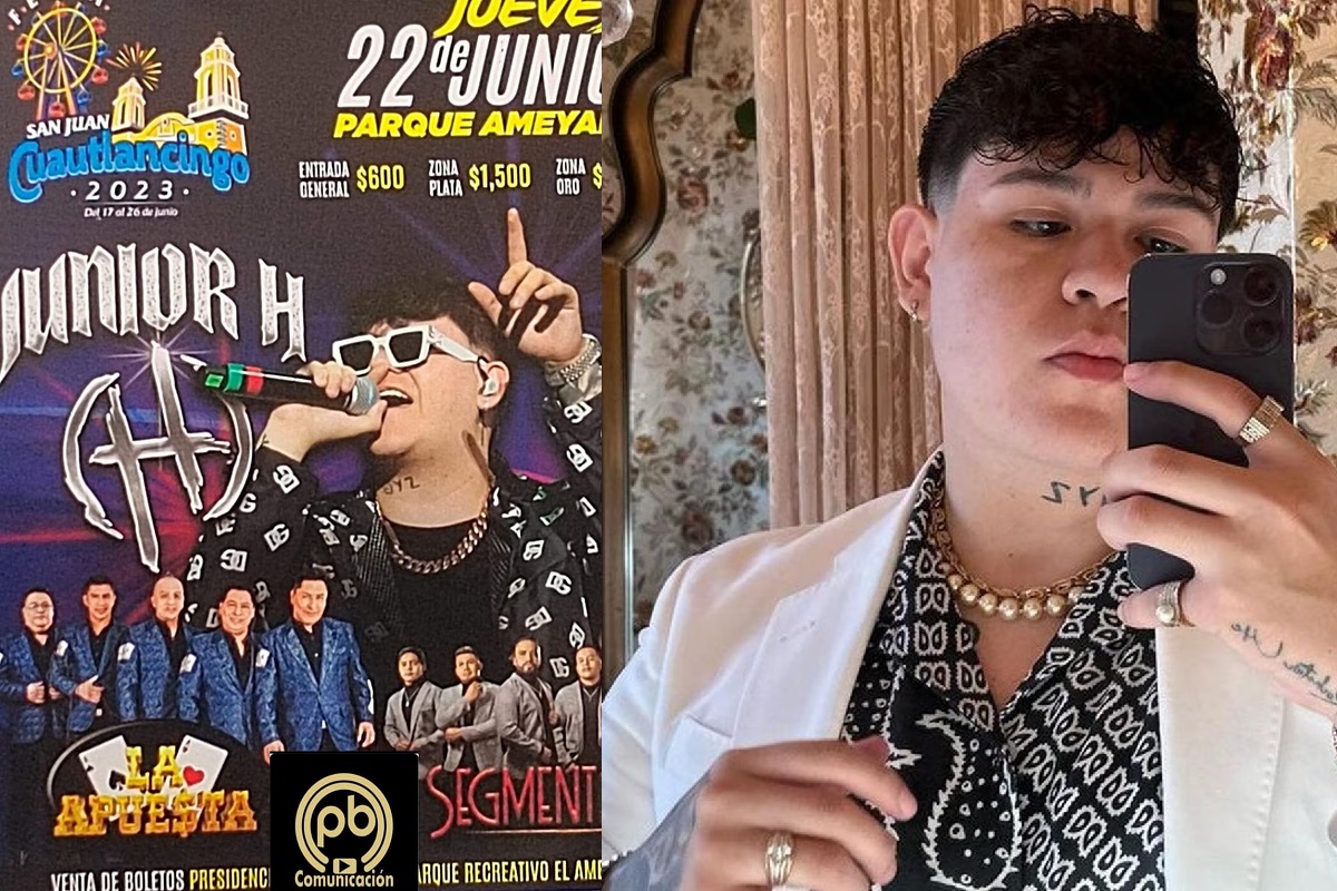 ¡Ah 🐶! Anuncian concierto de Junior H en la Feria de Cuautlancingo 5 Junior H en la feria de Cuautlancingo