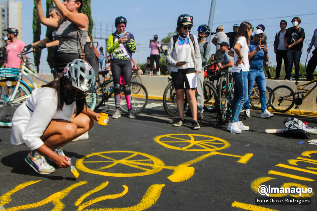 Ley de Movilidad sigue en análisis y no hay fecha para consulta, expone presidente del Congreso 3 Manifestacion ciclistas recta cholula 4