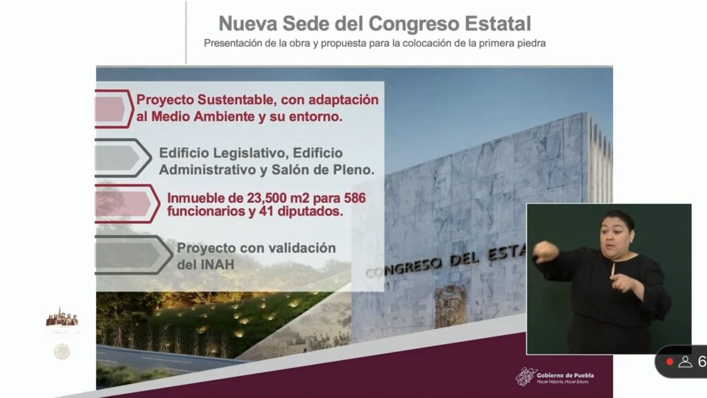 Nuva sede del congreso de puebla 1
