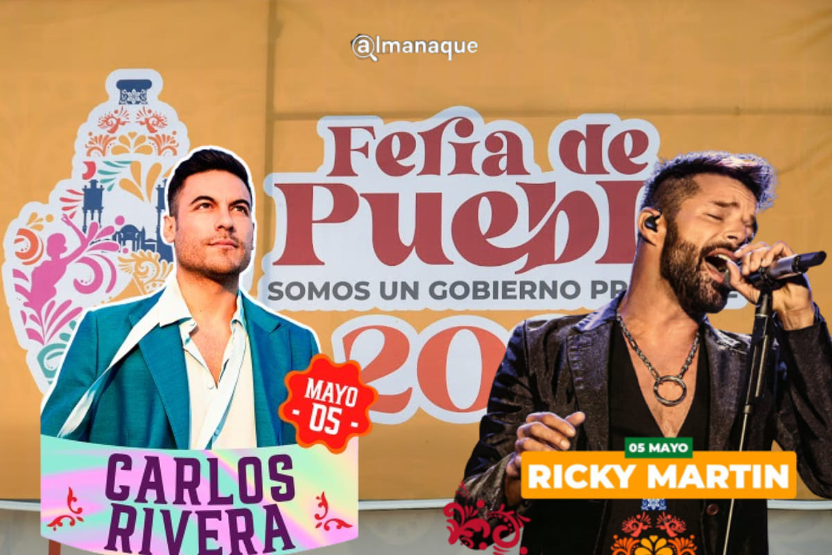 Feria de Puebla: Ricky Martin y Carlos Rivera llegan para festejar el 5 de mayo 4 Feria de Puebla 5 de mayo