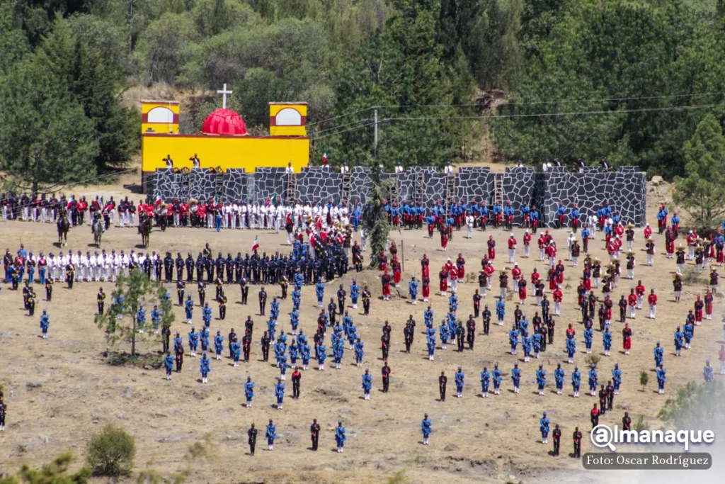 Representacion de la Batalla de Puebla 12