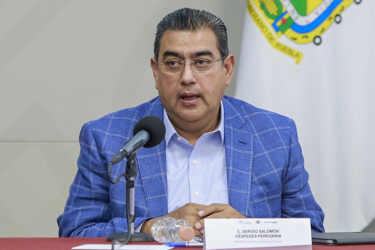 Ante actividad del Popocatépetl, Puebla está unida y fuerte: Sergio Salomón 1 SERGIO SALOMON 2