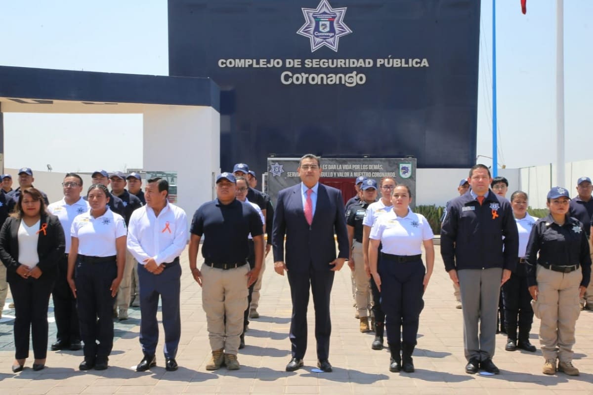 Cuenta Puebla con un gobierno presente que trabaja sin distingos partidistas: Sergio Salomón 1 Sergio Salomon complejo de seguridad publica coronango 1