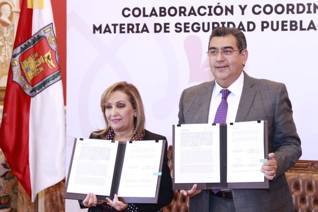 Gobiernos de Puebla y Tlaxcala firman convenio de seguridad 