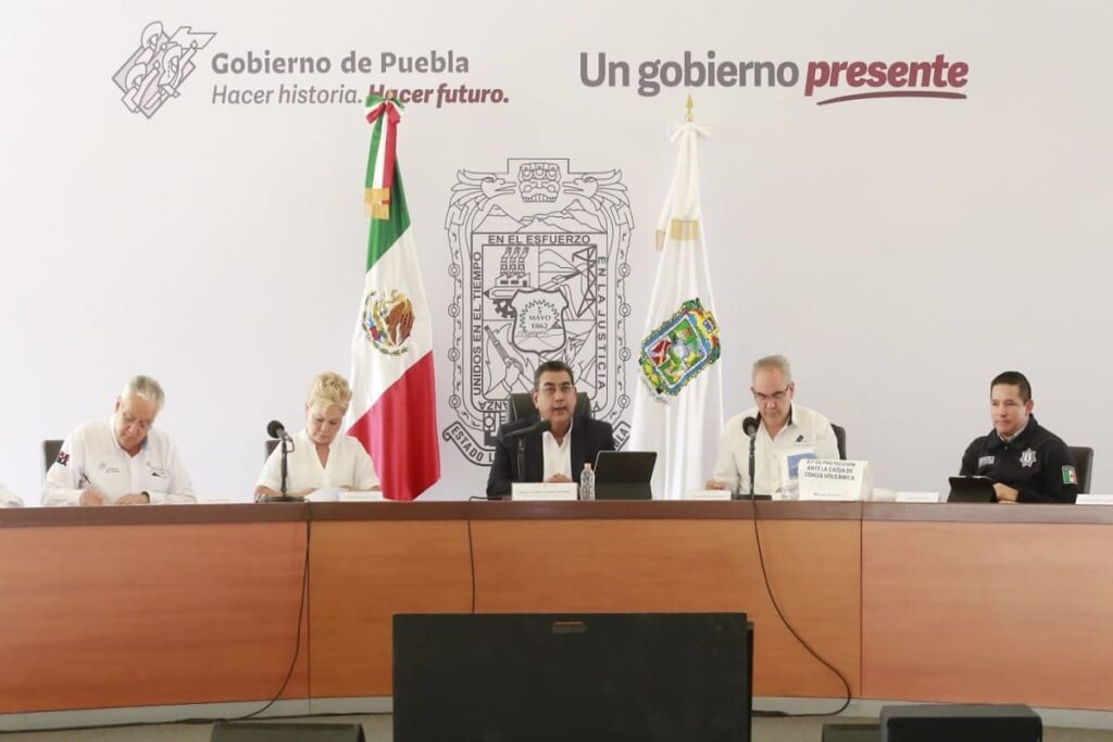 Estas son las acciones del gobierno de Puebla contra el volcán Popocatépetl