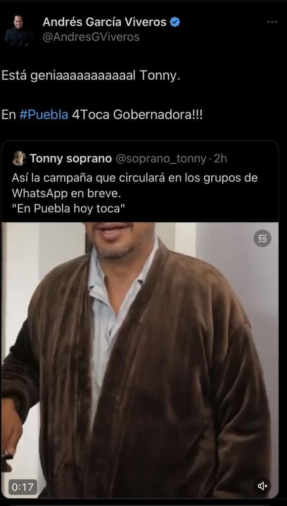 spot sexista 4tocagobernadora Morena Puebla 