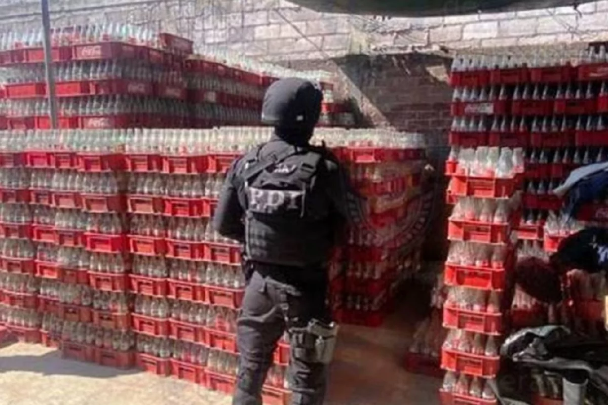Descubren fábrica pirata de Coca-Cola en Iztapalapa; detienen a clonadores 4 cocacola fabrica pirata