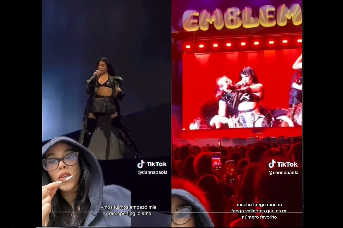 VIDEO: Así narró Danna Paola su presentación en Puebla y el Tecate Emblema casi al mismo tiempo 4 danna paola puebla y tecate emblema