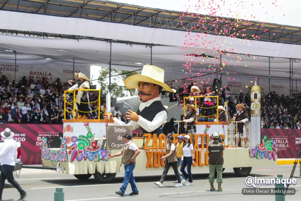 5 de Mayo en Puebla: AMLO, música, banderas y los presidenciables 53 desfile 5 de mayo en Puebla 2023 24