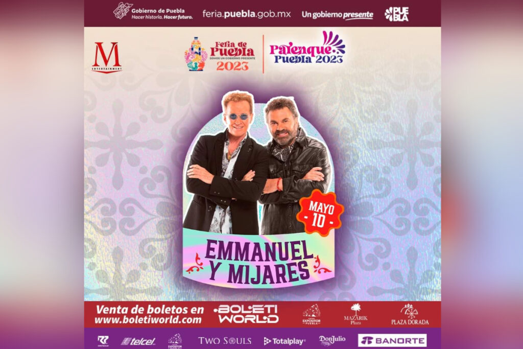 Emmanuel y Mijares Feria de Puebla 2023