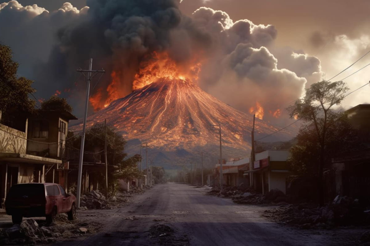 FOTOS: Así se vería el Popocatépetl si hiciera erupción, de acuerdo con Inteligencia Artificial 8 Erupción del popocatépetl según IA