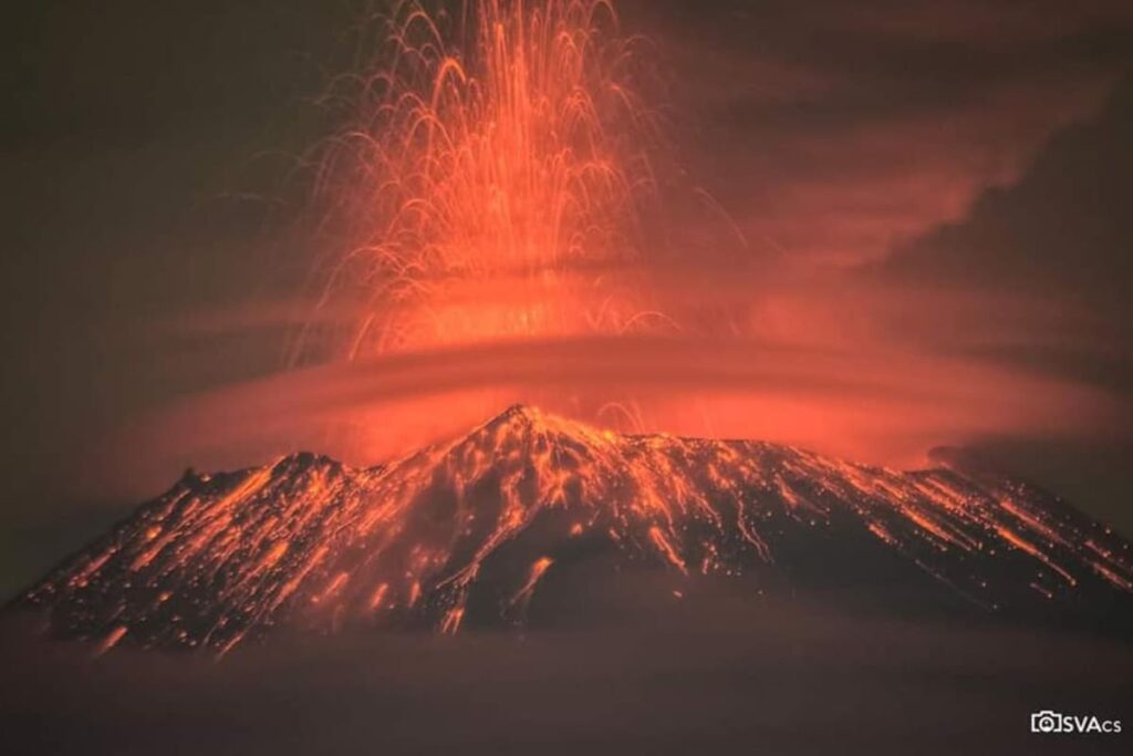 explosion popocatepetl 1