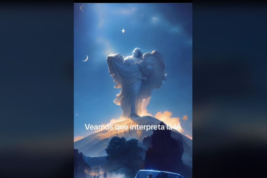 Popocatépetl cargando a Iztaccíhuatl